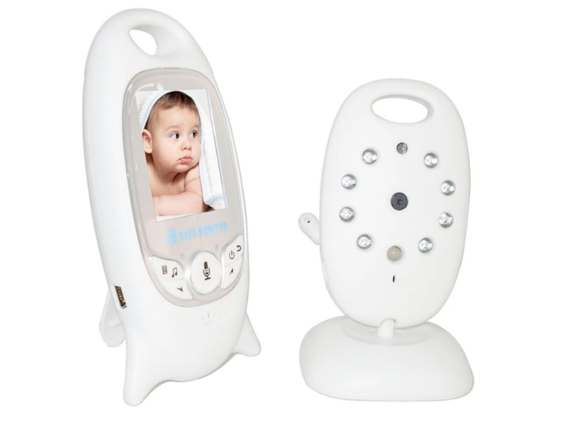 VB601 Baby Video Monitor, për monitorim të sigurt familjar, për shtëpi, familje dhe siguri, ngjyrë e bardhë